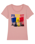 Patriot Tricou mânecă scurtă guler larg fitted Damă Expresser