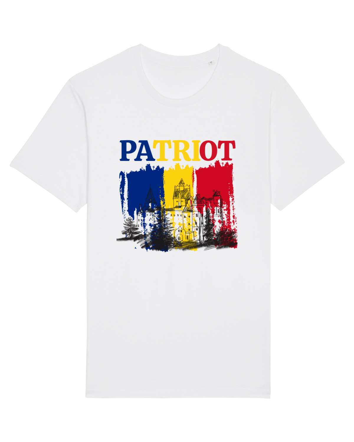 Tricou mânecă scurtă Unisex Rocker White