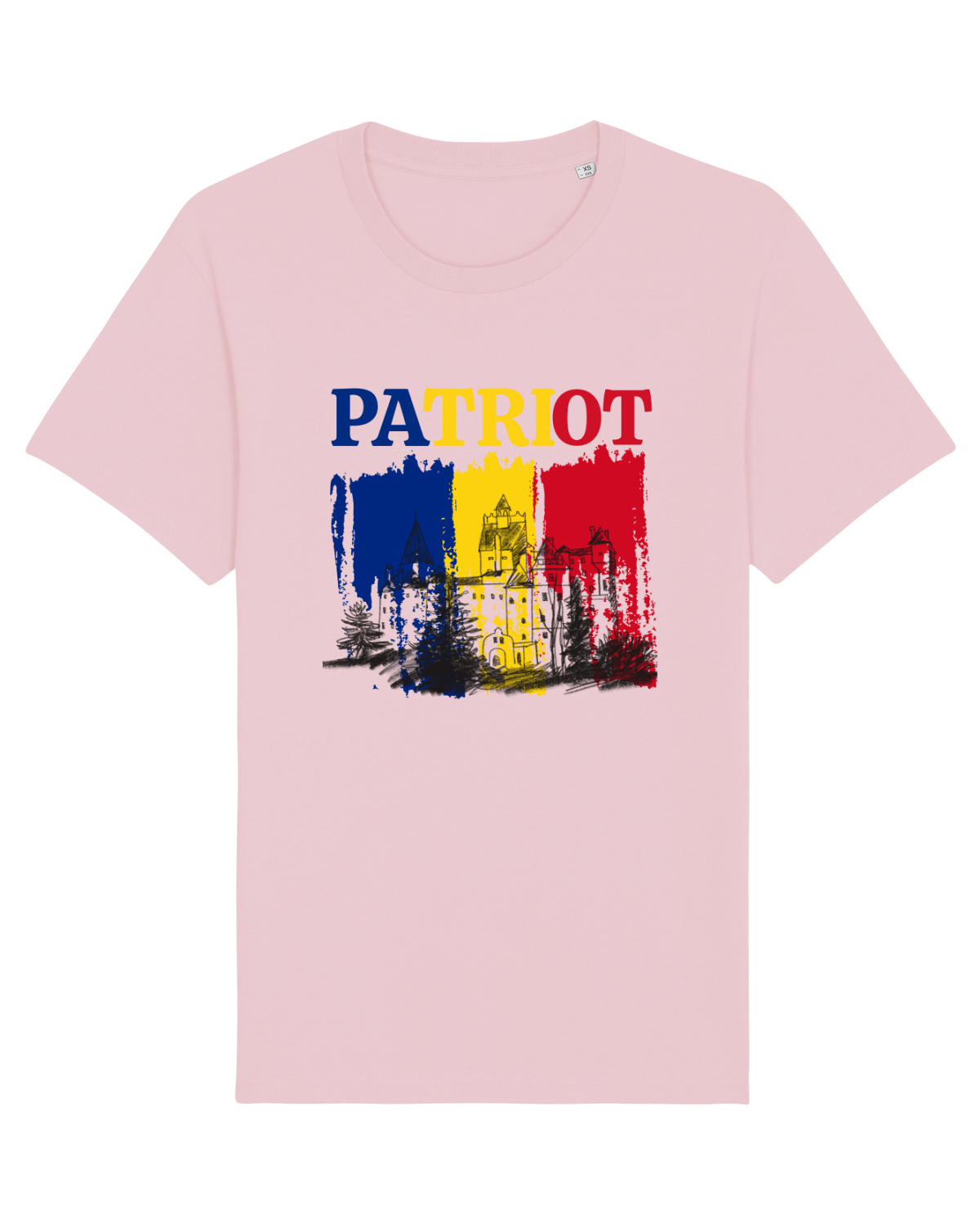 Tricou mânecă scurtă Unisex Rocker Cotton Pink