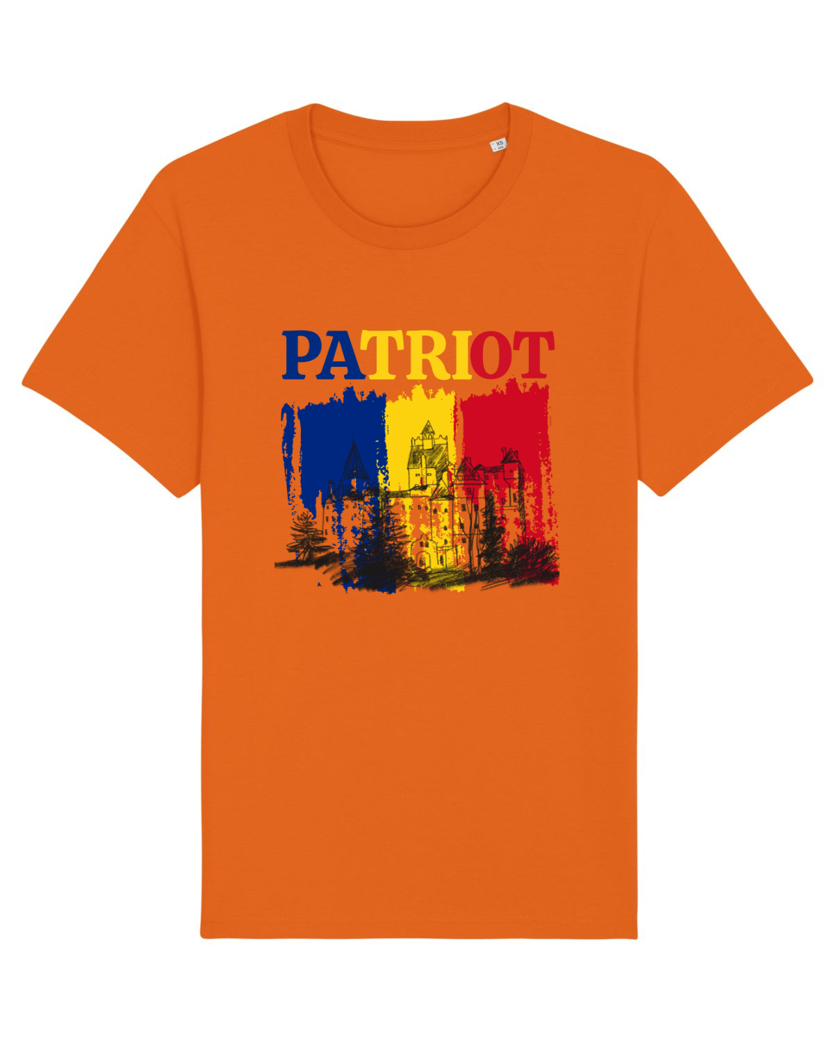 Tricou mânecă scurtă Unisex Rocker Bright Orange