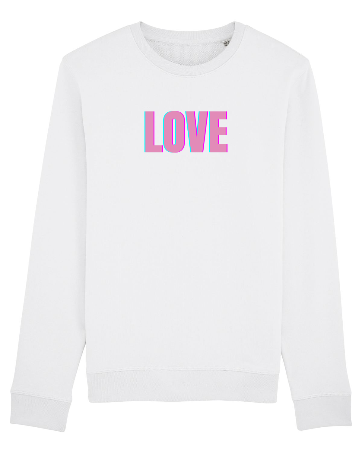 Bluză mânecă lungă Unisex Rise White