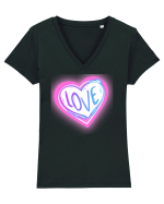 Love Tricou mânecă scurtă guler V Damă Evoker