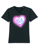 Love Tricou mânecă scurtă guler V Bărbat Presenter