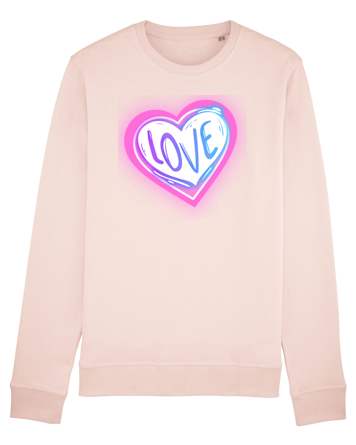 Bluză mânecă lungă Unisex Rise Candy Pink