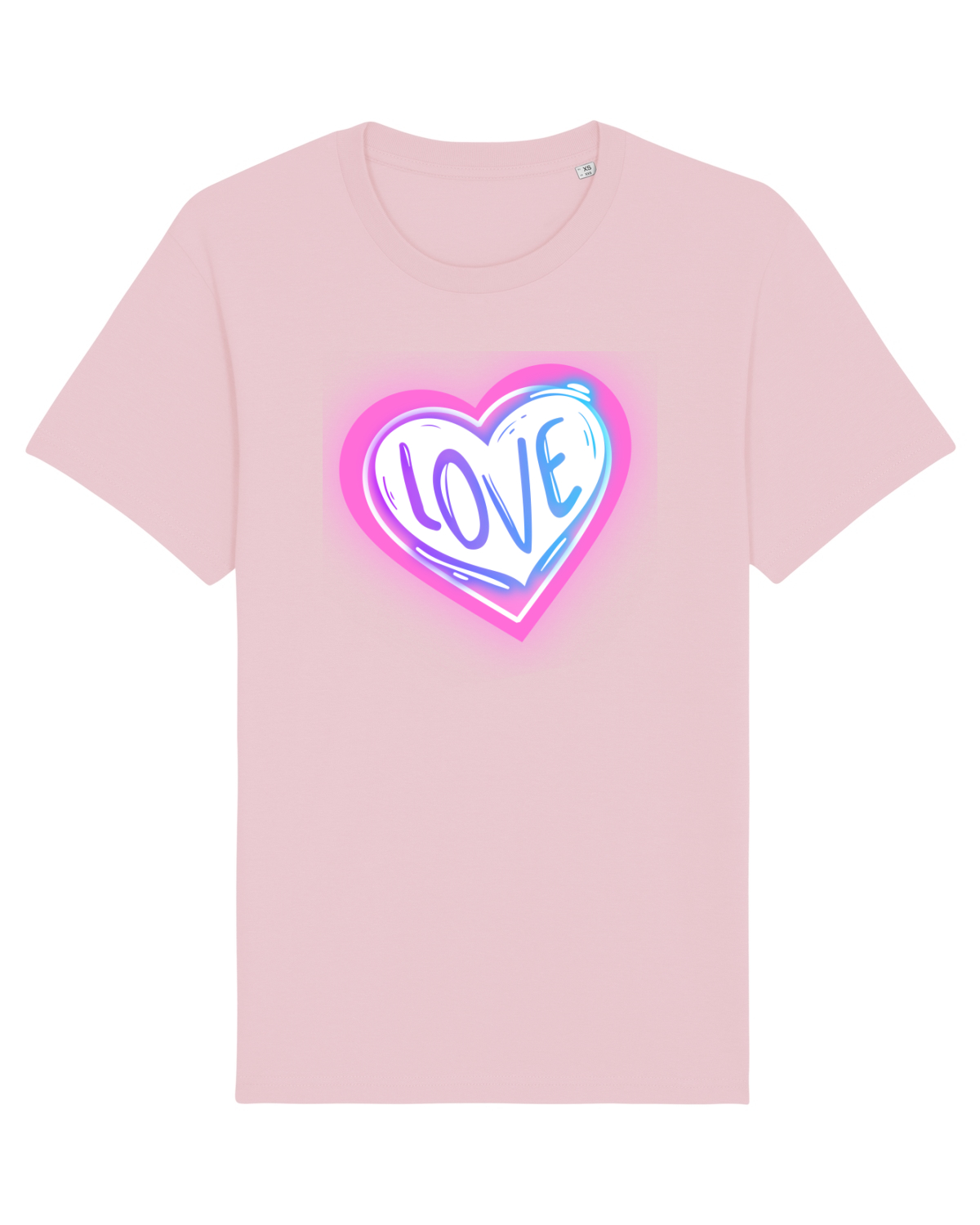 Tricou mânecă scurtă Unisex Rocker Cotton Pink