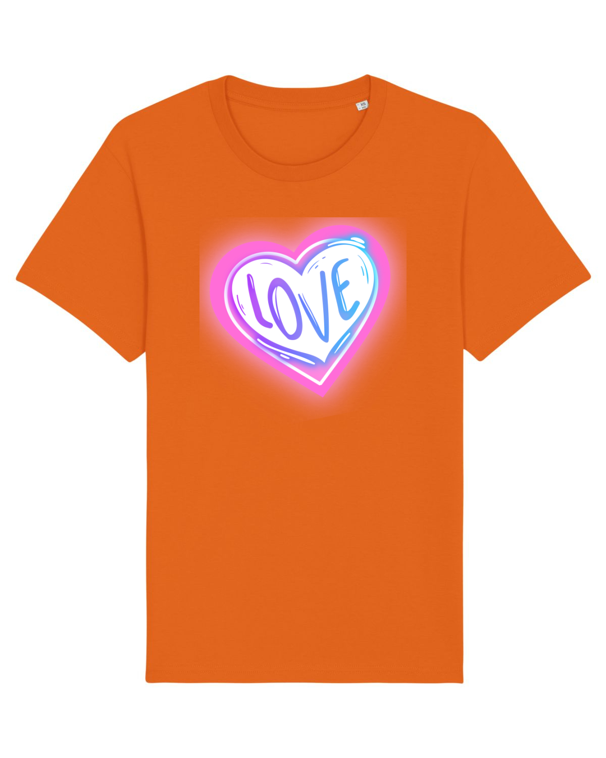 Tricou mânecă scurtă Unisex Rocker Bright Orange