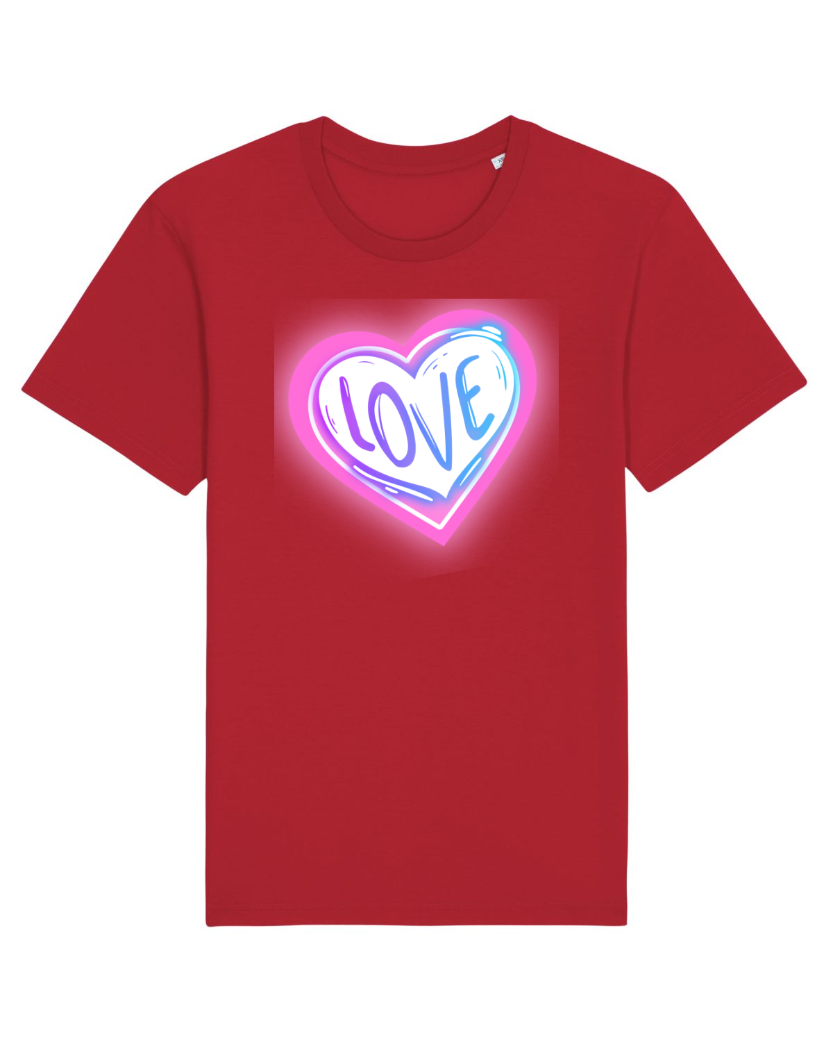 Tricou mânecă scurtă Unisex Rocker Red