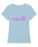 Princess  Tricou mânecă scurtă guler larg fitted Damă Expresser