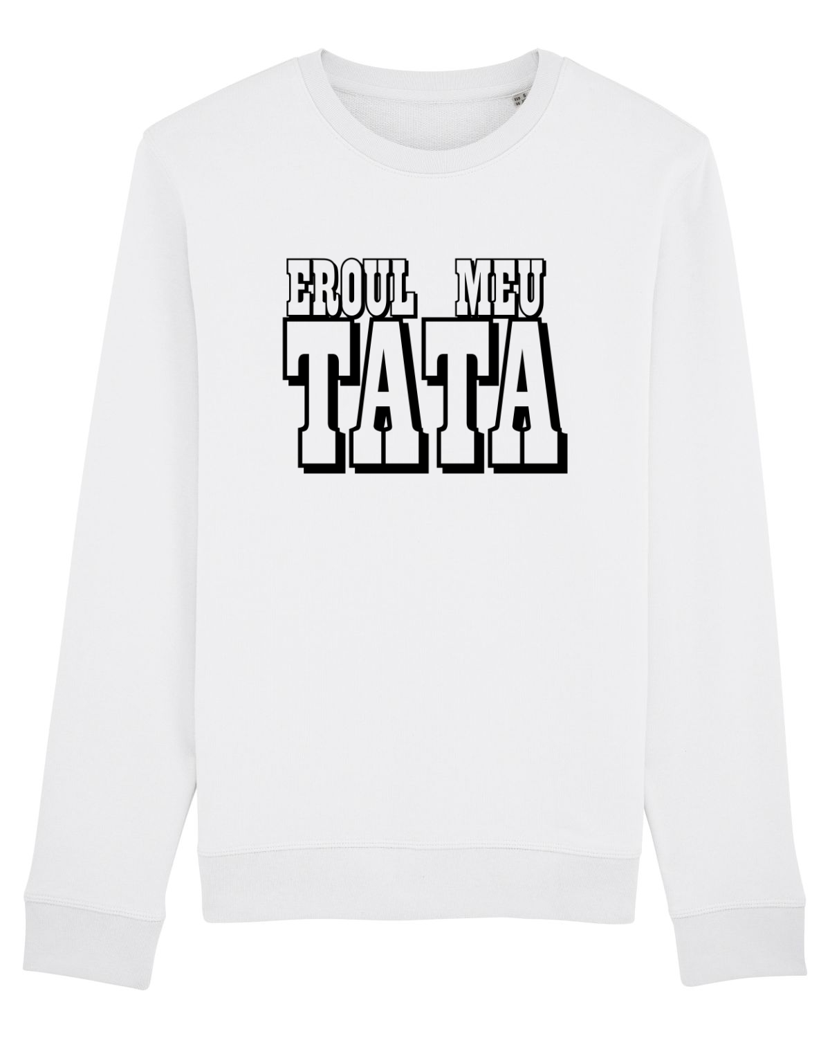 Bluză mânecă lungă Unisex Rise White
