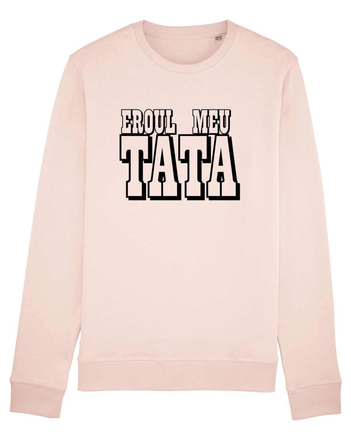 Bluză mânecă lungă Unisex Rise Candy Pink