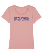 Am visuri mari Tricou mânecă scurtă guler larg fitted Damă Expresser
