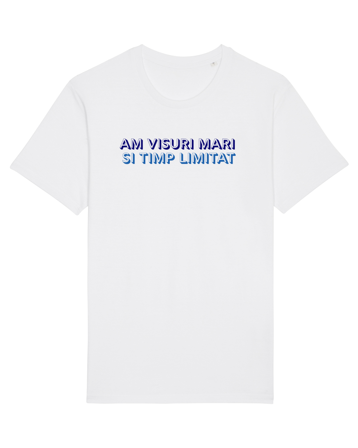 Tricou mânecă scurtă Unisex Rocker White