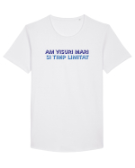 Am visuri mari Tricou mânecă scurtă guler larg Bărbat Skater