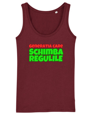 Generația care schimba regulile  Burgundy