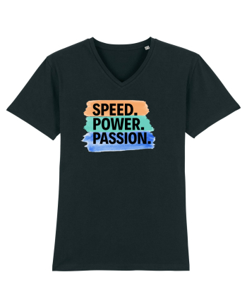 Speed. Power.  Passion.  Black