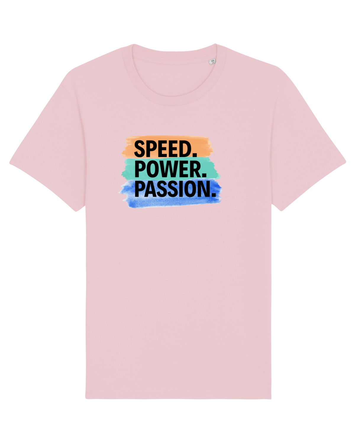 Tricou mânecă scurtă Unisex Rocker Cotton Pink