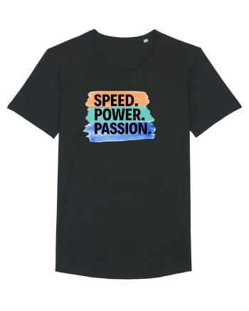 Speed. Power.  Passion.  Black