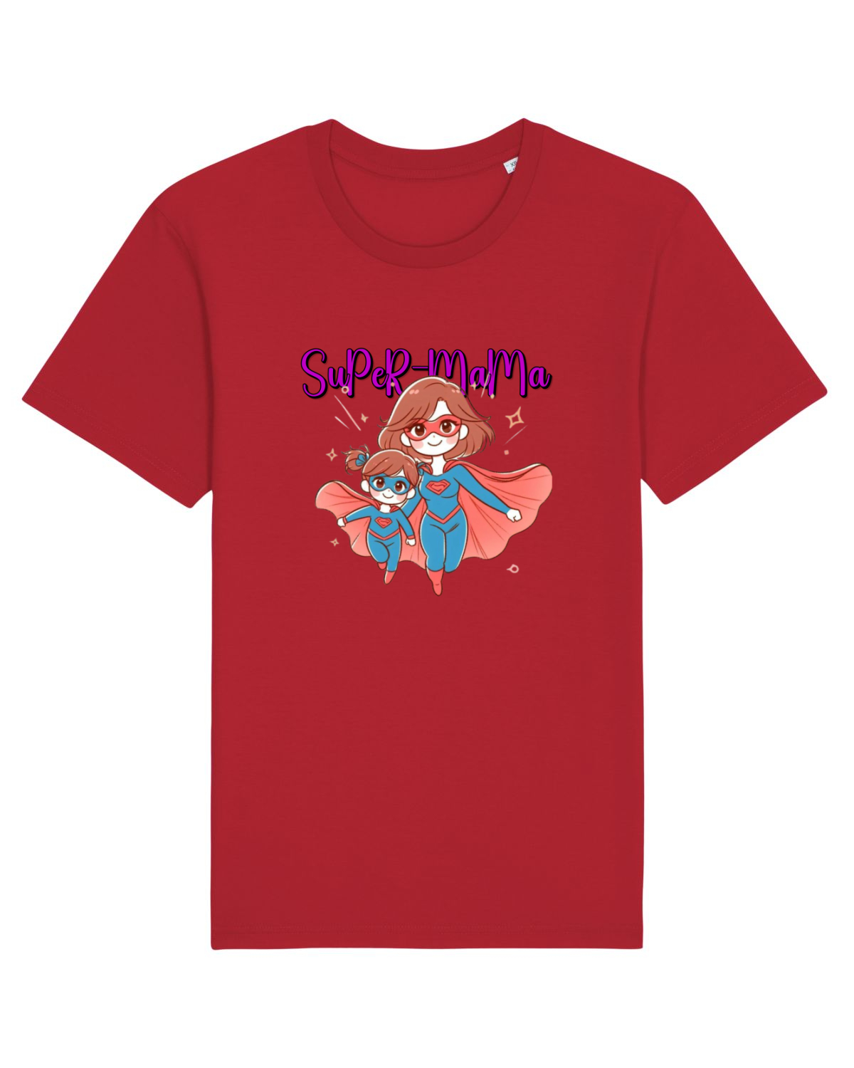 Tricou mânecă scurtă Unisex Rocker Red