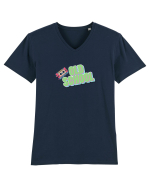 Old School Tricou mânecă scurtă guler V Bărbat Presenter