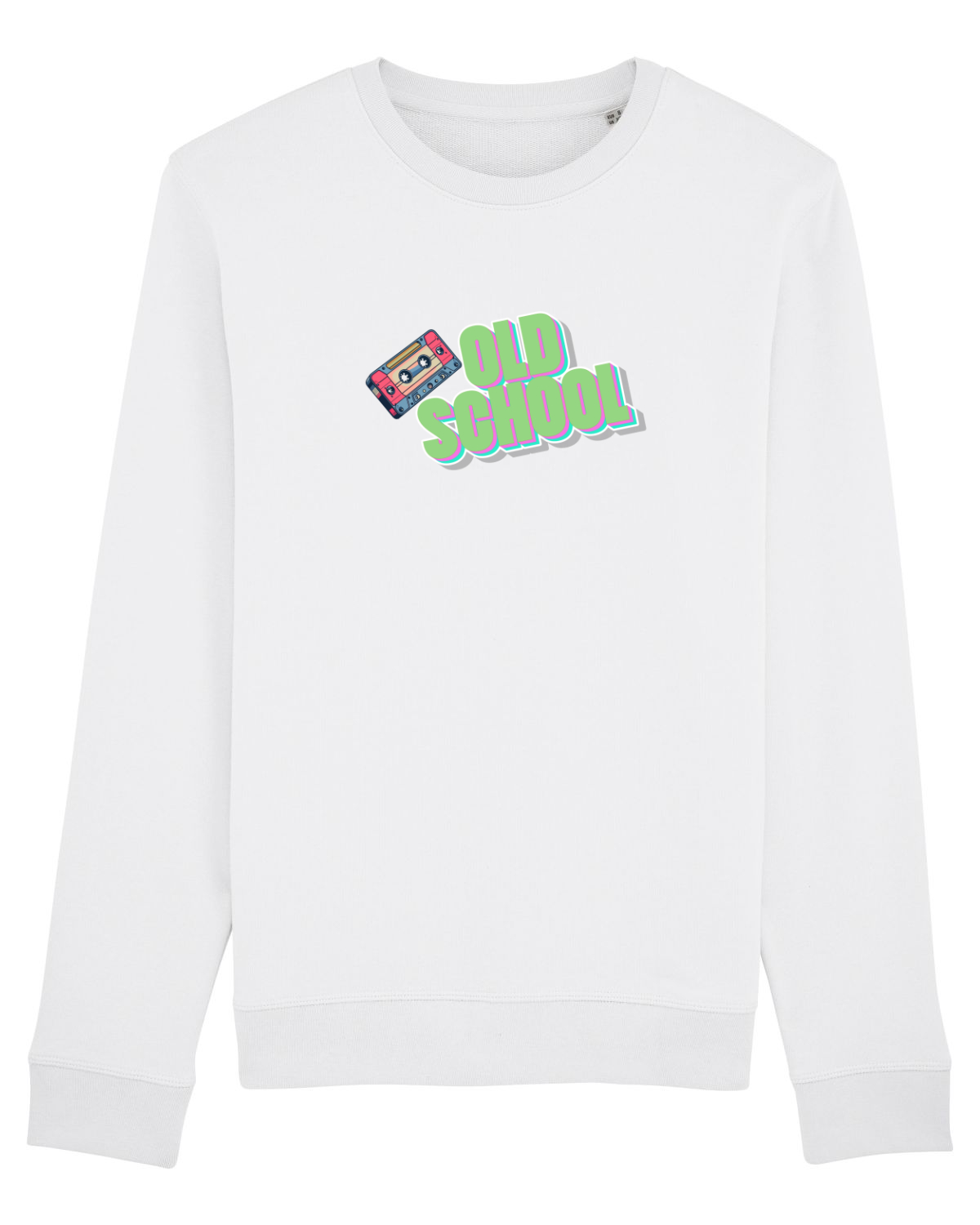 Bluză mânecă lungă Unisex Rise White
