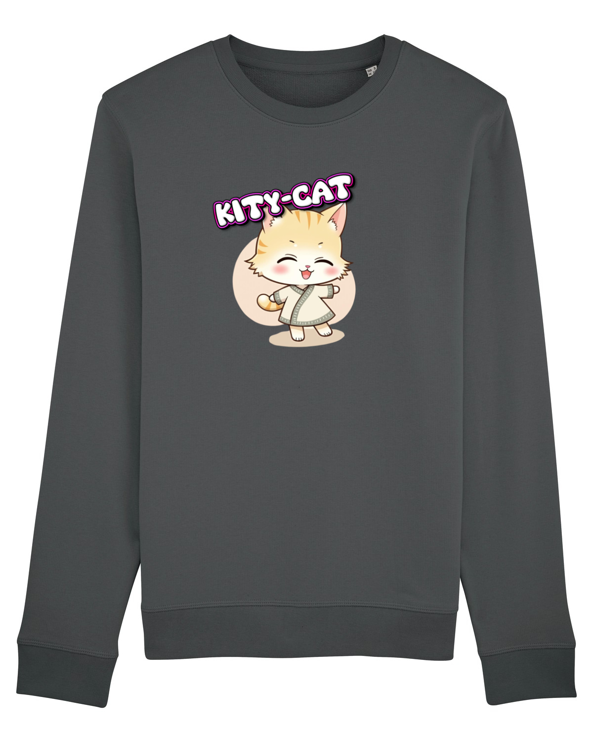 Bluză mânecă lungă Unisex Rise Anthracite