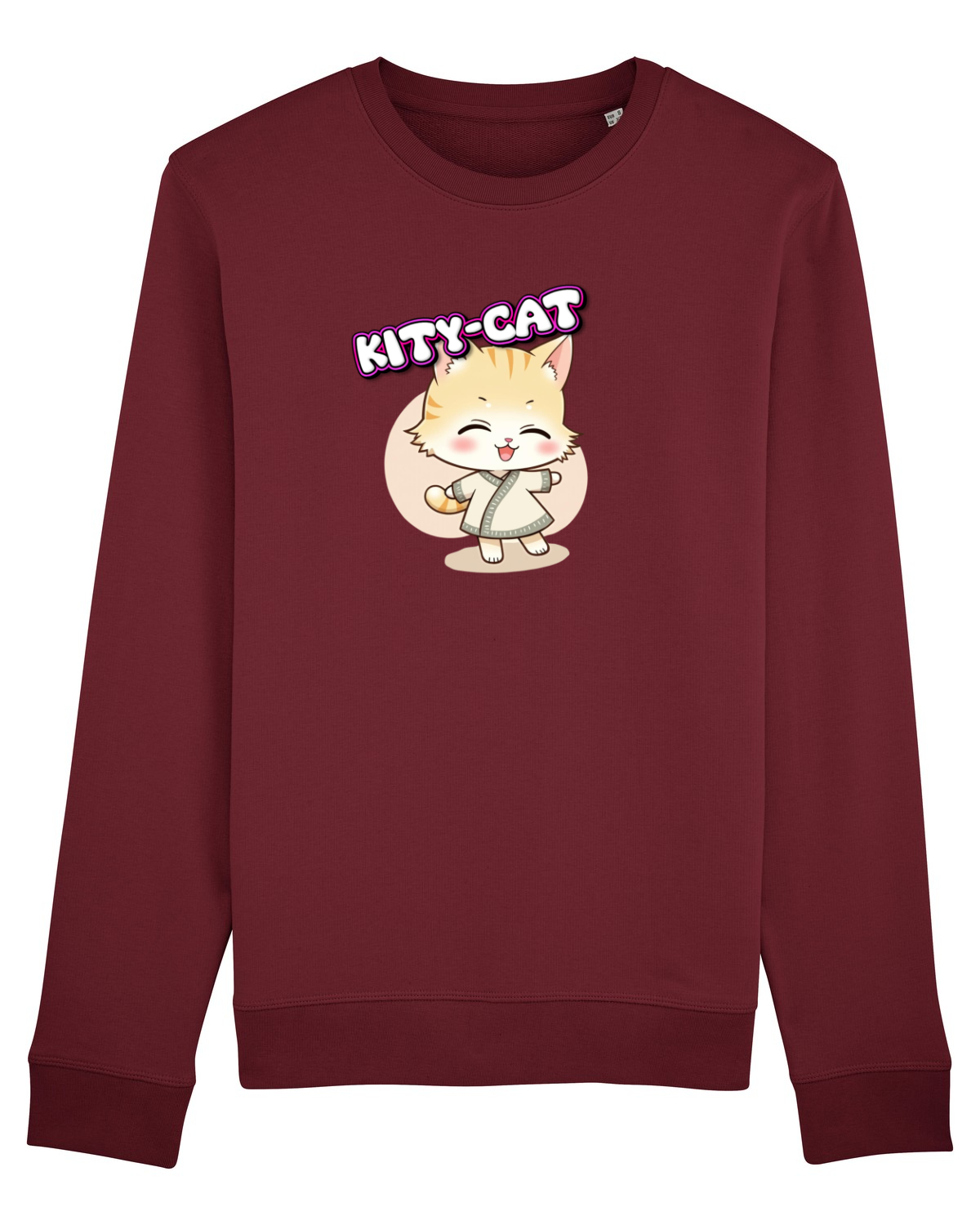 Bluză mânecă lungă Unisex Rise Burgundy