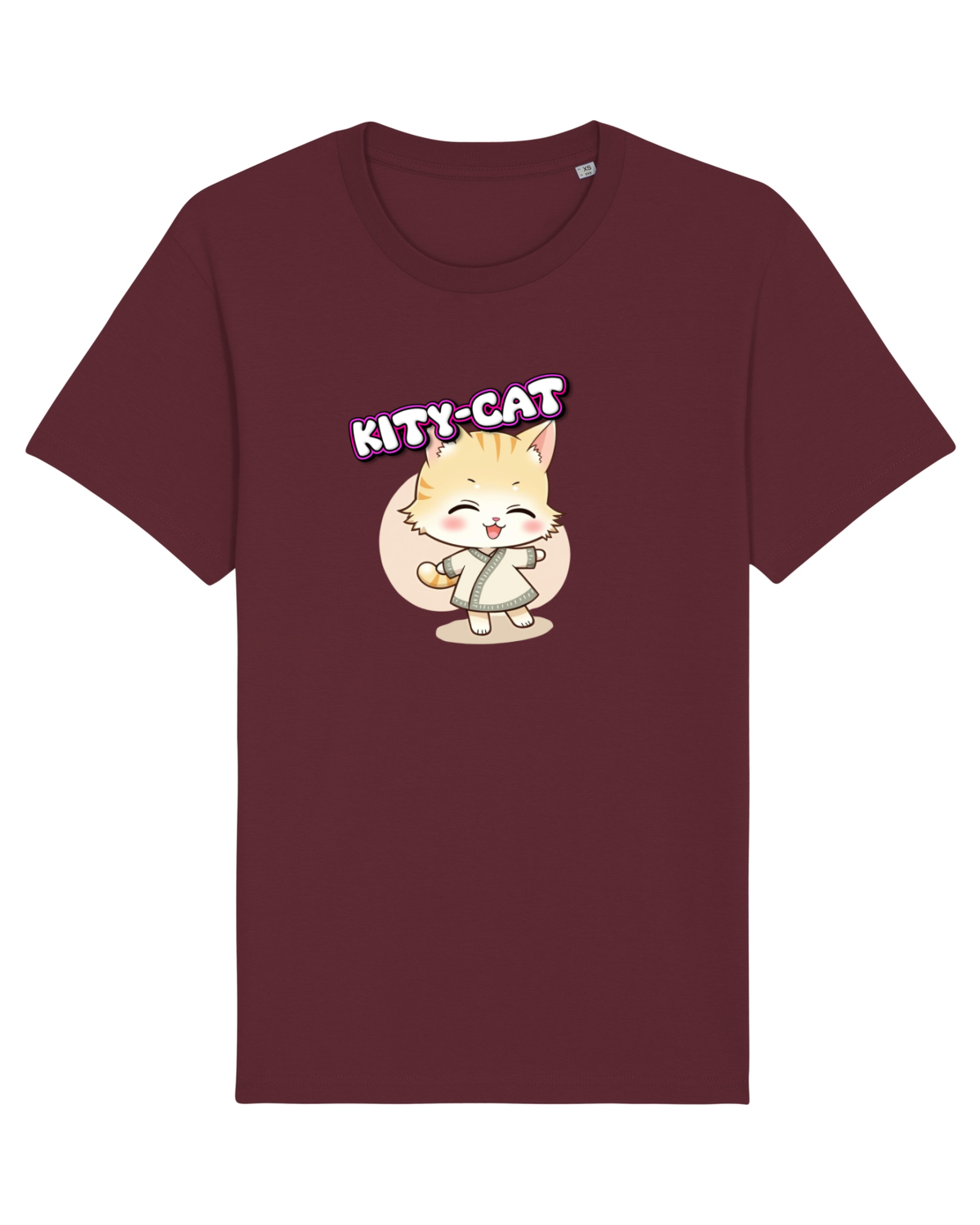 Tricou mânecă scurtă Unisex Rocker Burgundy
