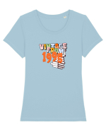 Vintage from 1995 Tricou mânecă scurtă guler larg fitted Damă Expresser