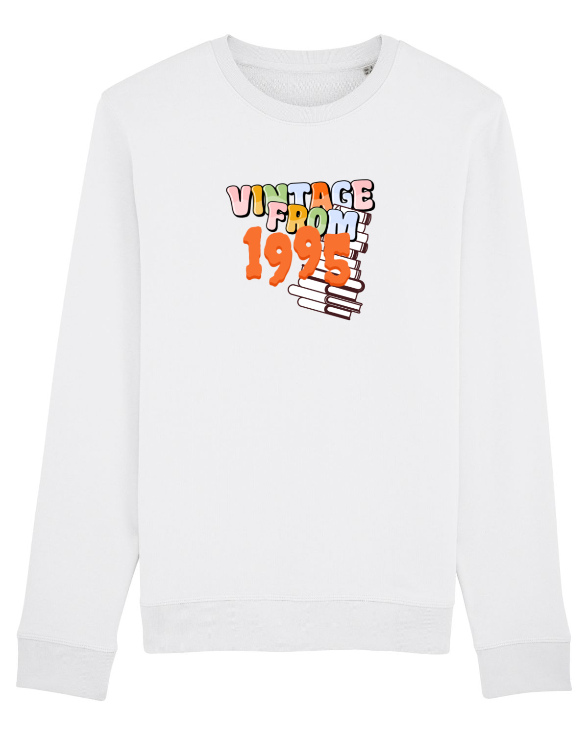 Bluză mânecă lungă Unisex Rise White
