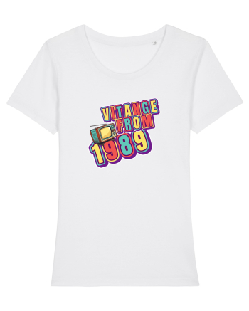 Vintage from 1989 White