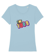 1989 Tricou mânecă scurtă guler larg fitted Damă Expresser