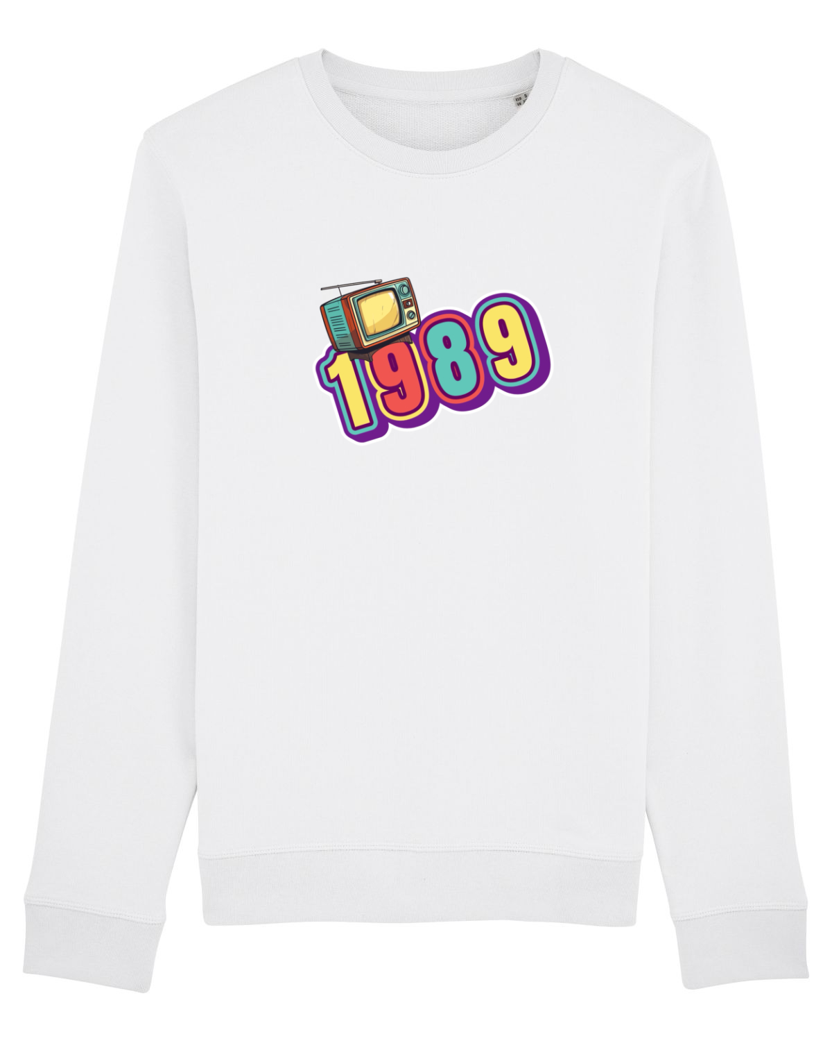 Bluză mânecă lungă Unisex Rise White