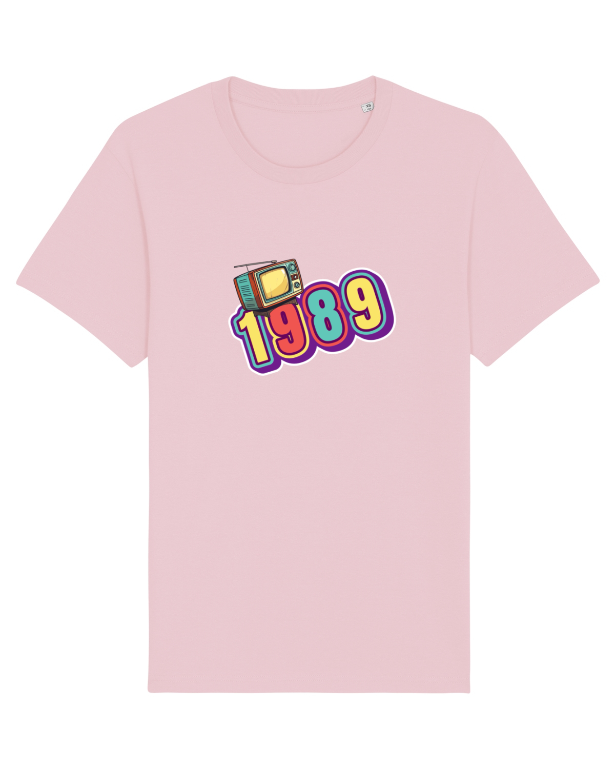 Tricou mânecă scurtă Unisex Rocker Cotton Pink