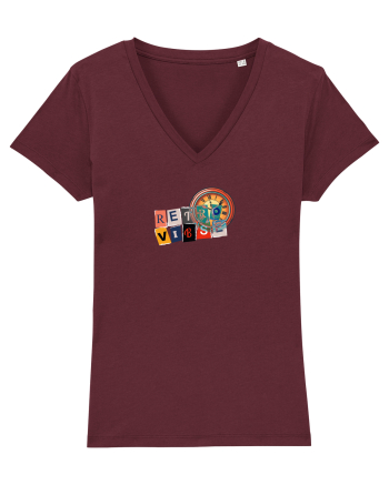 Retro vibse Burgundy