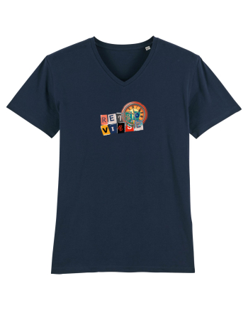Retro vibse French Navy