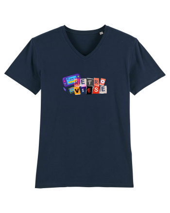 Retro vibse French Navy