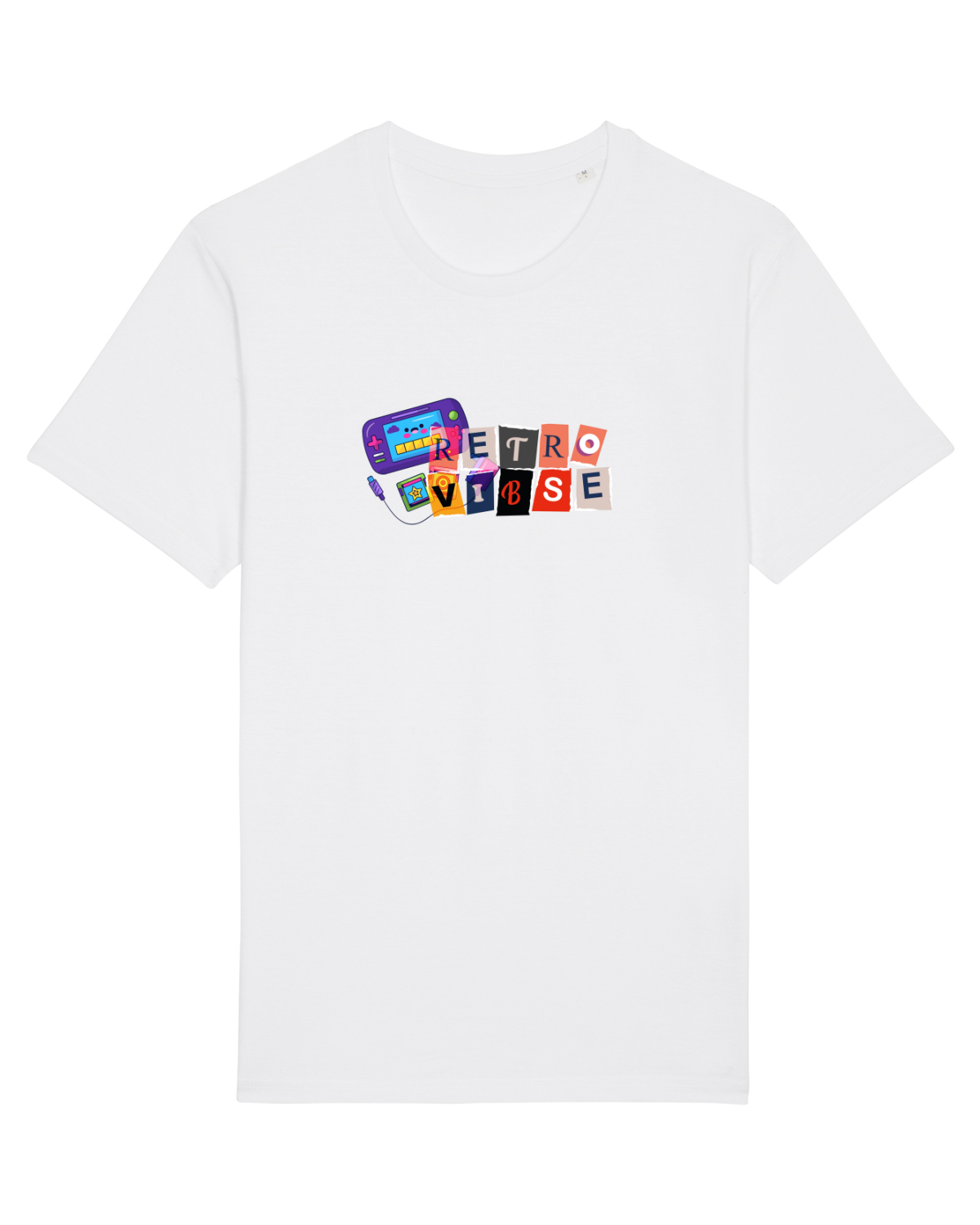 Tricou mânecă scurtă Unisex Rocker White