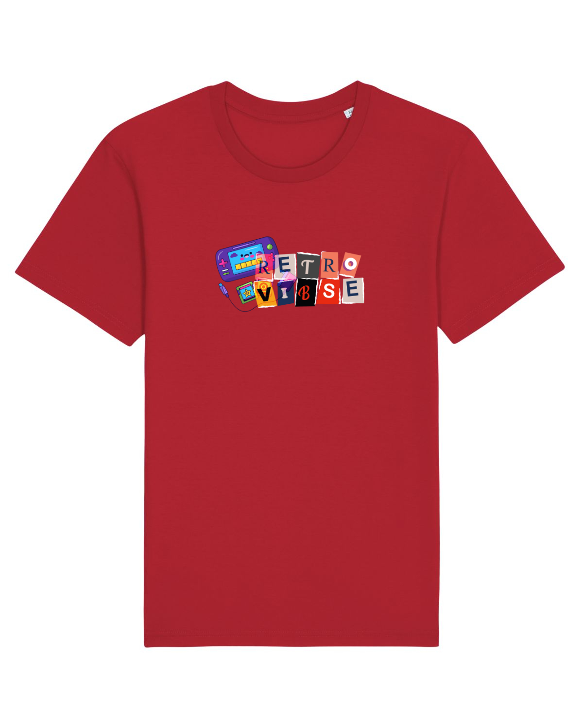 Tricou mânecă scurtă Unisex Rocker Red