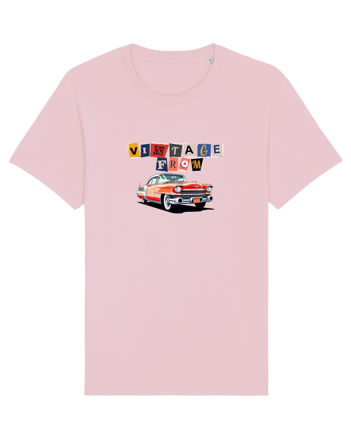 Tricou mânecă scurtă Unisex Rocker Cotton Pink