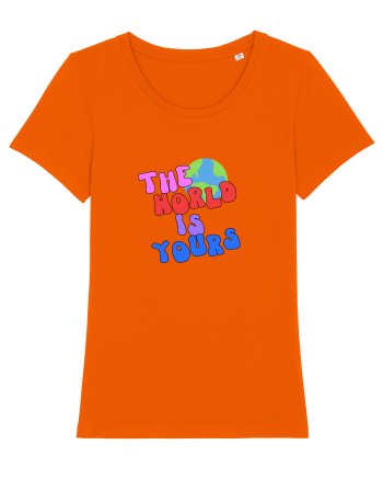 The world is yours Bright Orange