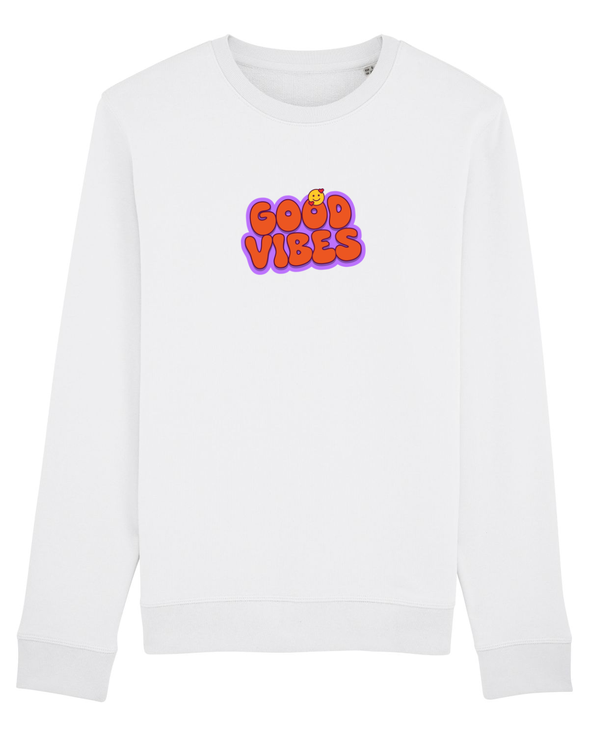 Bluză mânecă lungă Unisex Rise White