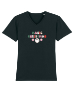 Magic Christmas  Tricou mânecă scurtă guler V Bărbat Presenter
