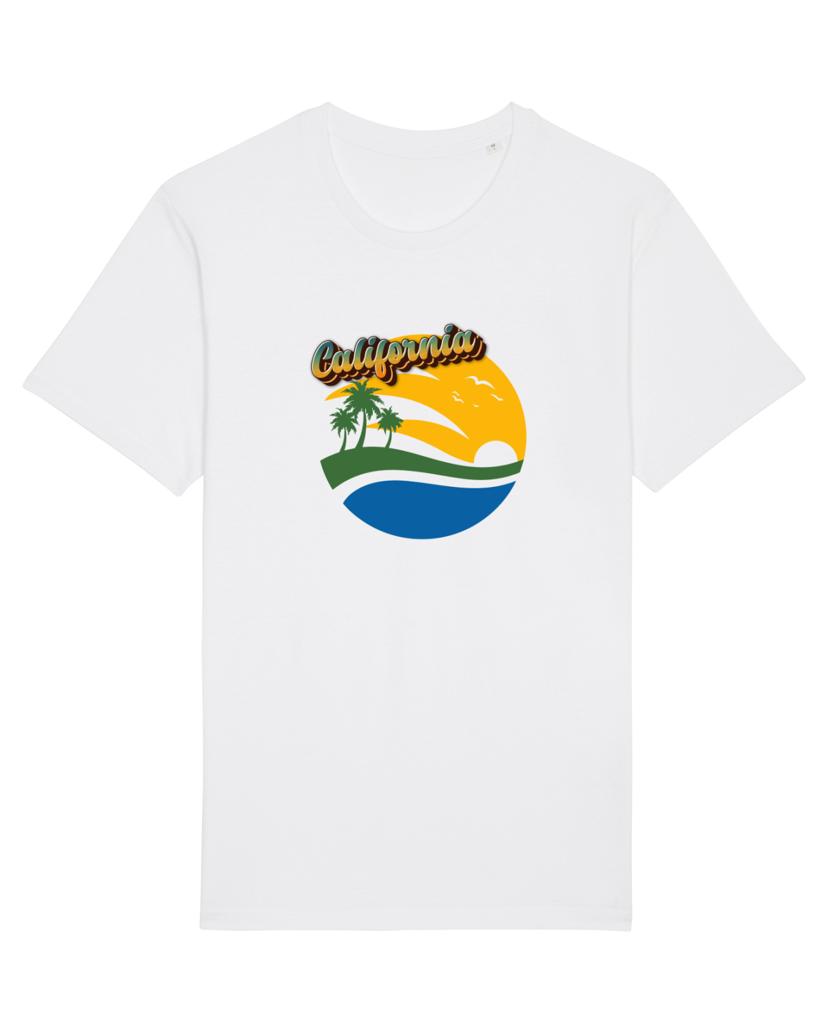 Tricou mânecă scurtă Unisex Rocker White