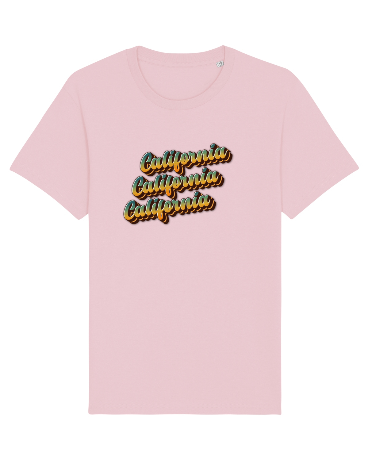 Tricou mânecă scurtă Unisex Rocker Cotton Pink