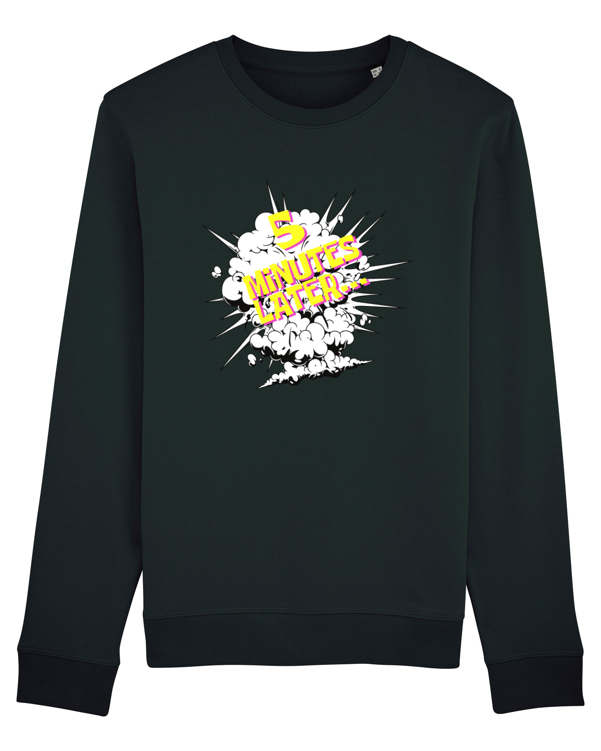 Bluză mânecă lungă Unisex Rise Black