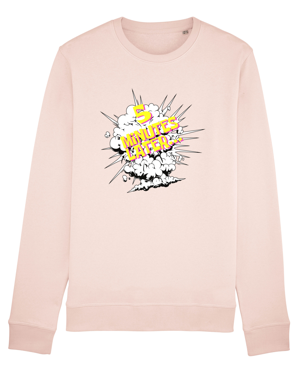 Bluză mânecă lungă Unisex Rise Candy Pink