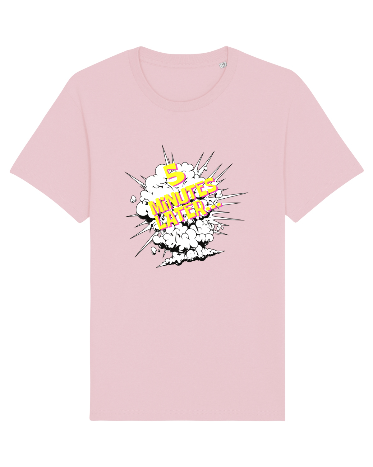 Tricou mânecă scurtă Unisex Rocker Cotton Pink