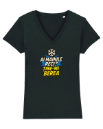 AI MAINILE RECI? TINE-MI BEREA! Tricou mânecă scurtă guler V Damă Evoker