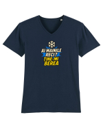 AI MAINILE RECI? TINE-MI BEREA! Tricou mânecă scurtă guler V Bărbat Presenter