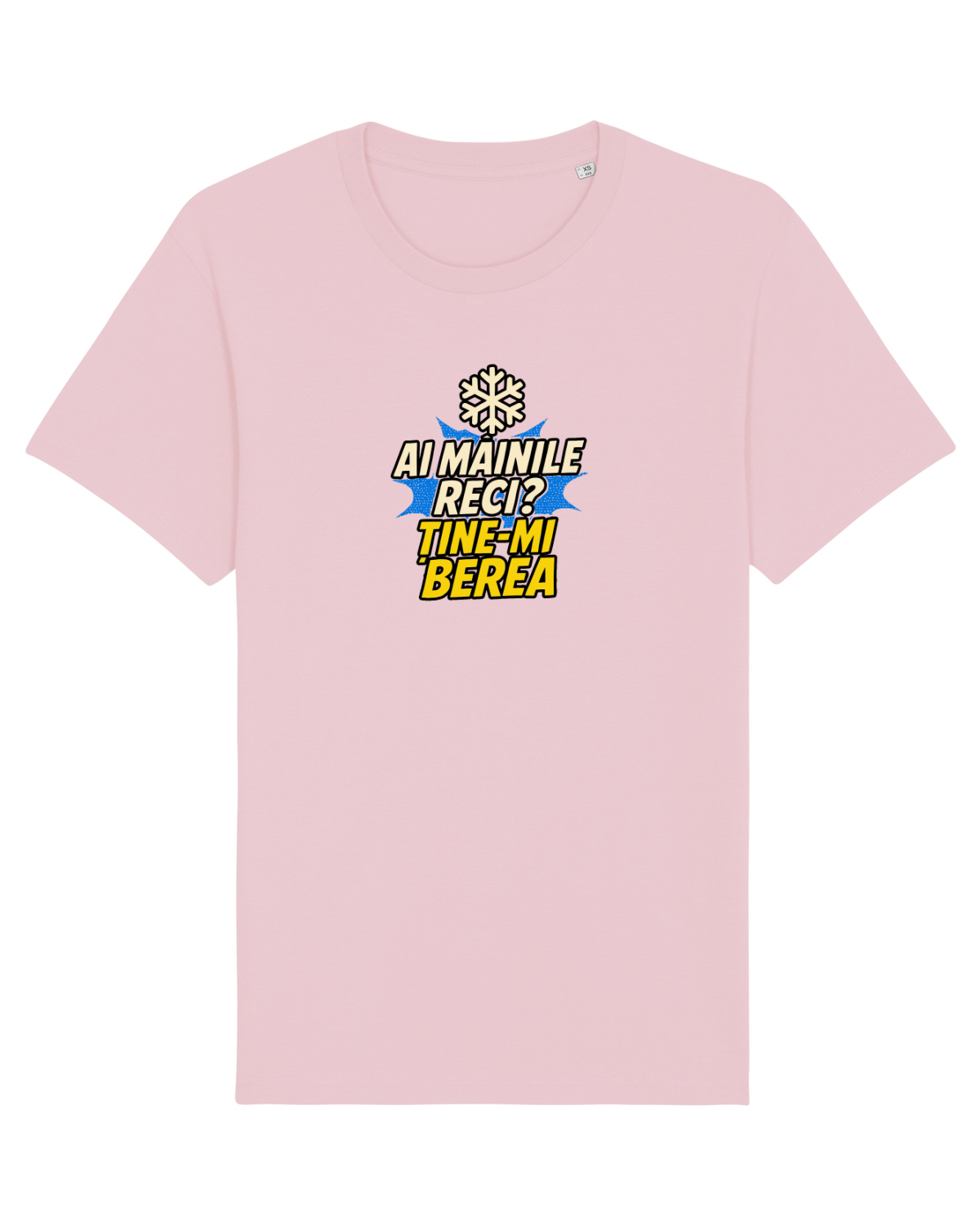 Tricou mânecă scurtă Unisex Rocker Cotton Pink